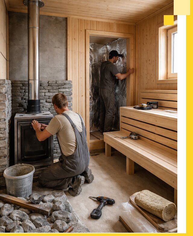 Строительство и изготовление бань под ключ в Ейске