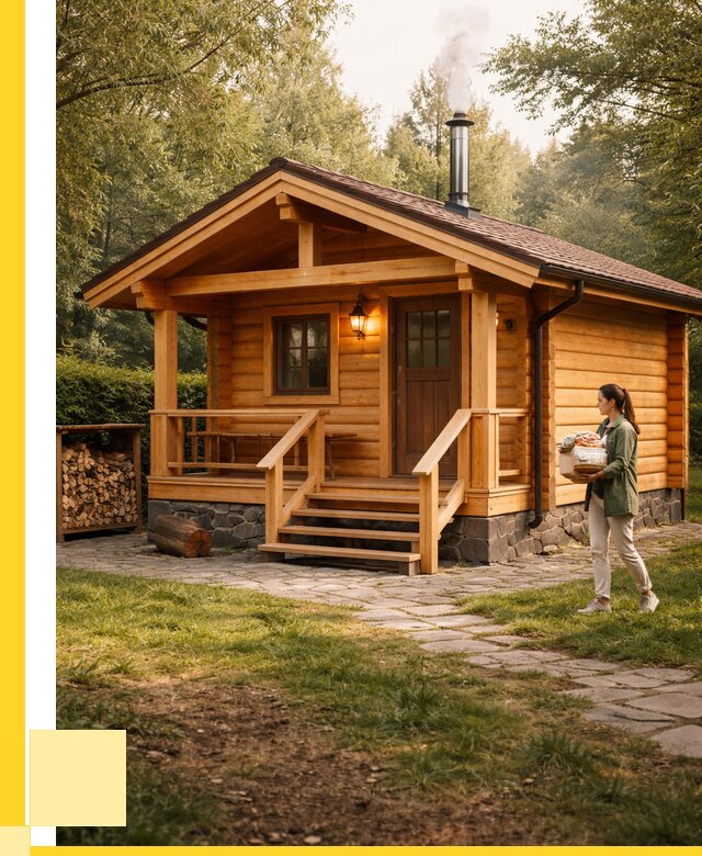 Купить баню под ключ в Ейске от 669890 р. | ЭриданЕск