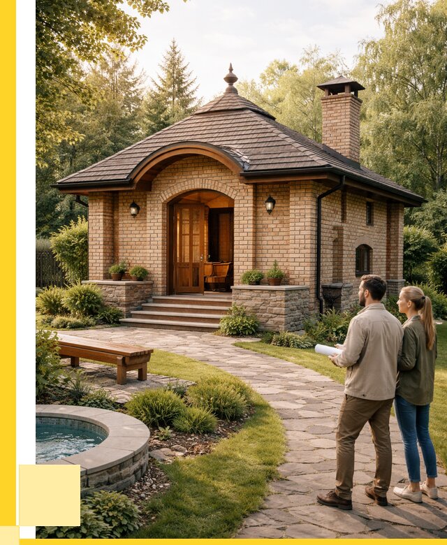 Проект кирпичной бани в Ейске от 30918 р. | ЭриданЕск