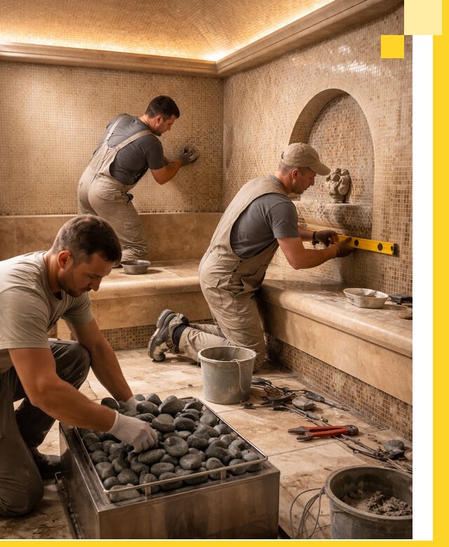 Проектирование и строительство хамама и сауны в Ейске