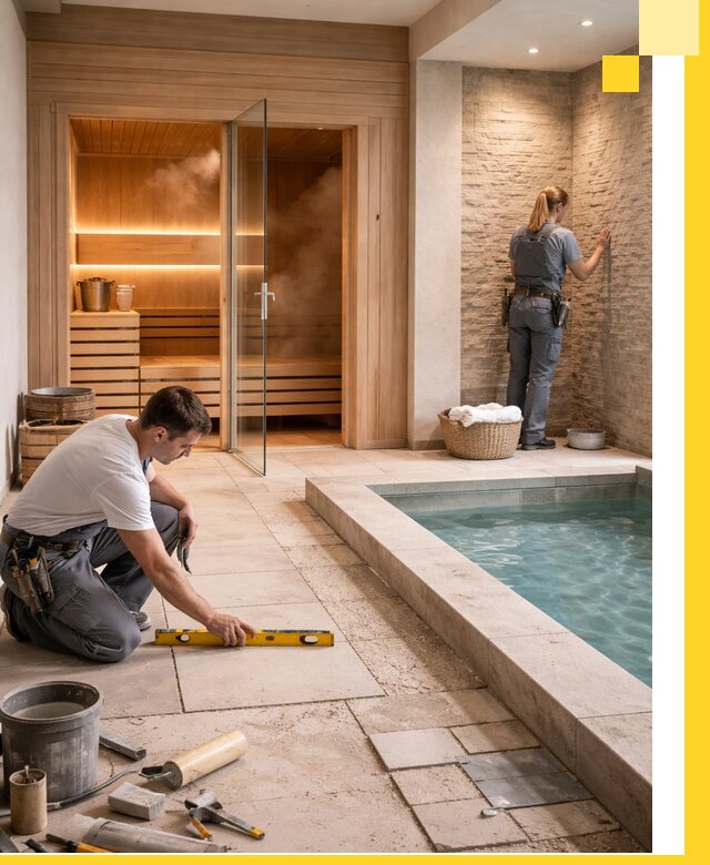 Комплексный дизайн и отделка интерьеров SPA под ключ в Ейске